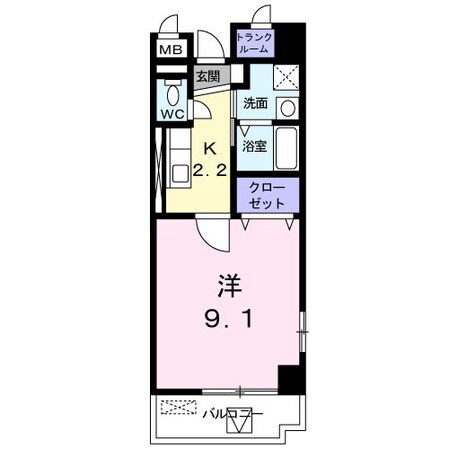 プラシード　カーサの物件間取画像